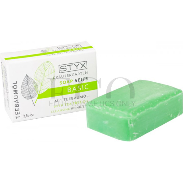 Натуральне мило Чайне дерево STYX Naturcosmetic Basic Soap Tea Tree, 100 г