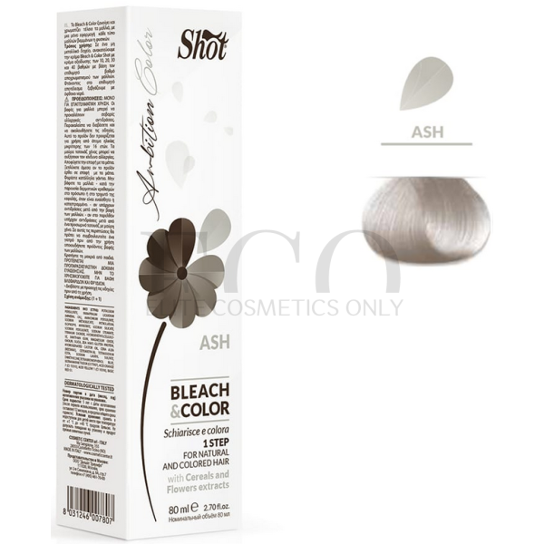 Shot Bleachamp Color Ambition Color ASH, 80 ml