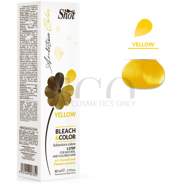 Shot Bleachamp Color Ambition Color YELLOW, 80 ml