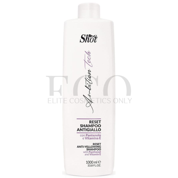 Шампунь против эффекта желтизны Shot Ambition Tech Reset Anti-Yellowing Shampoo, 1000 мл