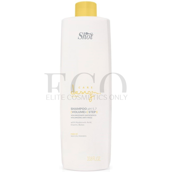 Шампунь для придания объема волосам Shot Care Design Volume+ Shampoo Step1, 1000 мл