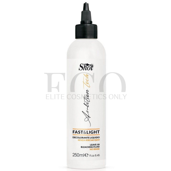 Shot Ambition Tech Fast amp; Light Leave-In Bleaching Fluid, 250ml
