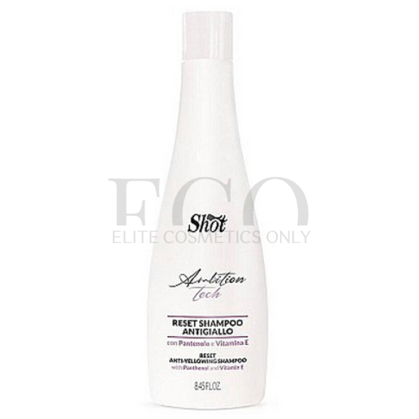 Шампунь против эффекта желтизны Shot Ambition Tech Reset Anti-Yellowing Shampoo, 250 мл