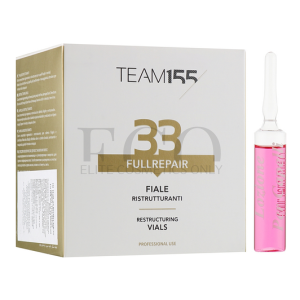 Ampoule serum for hair restoration TEAM 155 Full Repair Restructuring Lotion 33, 12x10 ml