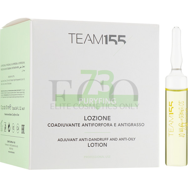 Ampoules for the normalization of the sebaceous glands TEAM 155 Anti Dandruff/Anti Oily Lotion Puryfing 73, 12x10 ml