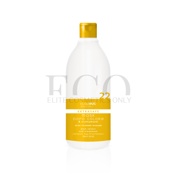 Маска для волос после окрашивания и технических процедур TEAM 155 22 Extrasafe Post Color And Treatment Mask, 1000 мл