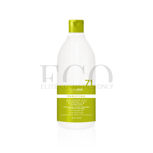 Шампунь для нормализации работы сальных желез TEAM 155 Puryfing Shampoo Anti-Dandruff And Anti-Oily 71, 1000 мл
