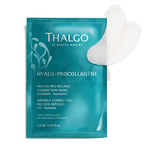 Про пластырь-маска для глаз корректор морщин THALGO Wrinkle Correcting Pro Eye Patches, 8 х 2 шт