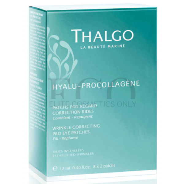 Про пластырь-маска для глаз корректор морщин THALGO Wrinkle Correcting Pro Eye Patches, 8 х 2 шт