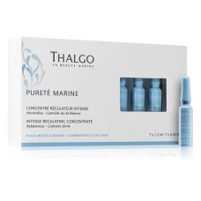Себорегулюючий концентрат для жирної та комбінованої шкіри THALGO Purete Marine Intense Regulating Concentrate, 7х1,2 мл