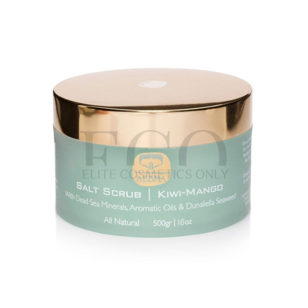 Сольовий скраб ківі-манго Kedma Salt Scrub Kiwi Mango, 500 г