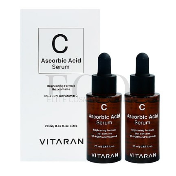 Сироватка Vitaran Vitamin C Ascorbic Acid Serum, 20 мл х 2
