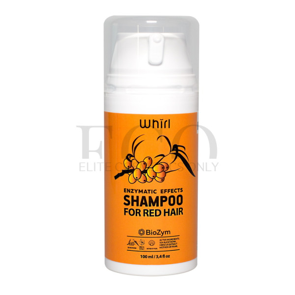 Шампунь для рудого волосся з обліпихою і гібіскусом Whirl Biozym Shampoo For Red Hair, 100 мл