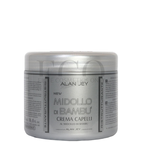 Cream-balm with bamboo Alan Jey Crema Capelli Al Midollo Di Bambu, 500 ml