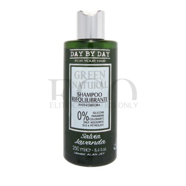 Шампунь ребалансіруючий проти лупи Alan Jey Green Natural Shampoo Riequilibrante, 250 мл