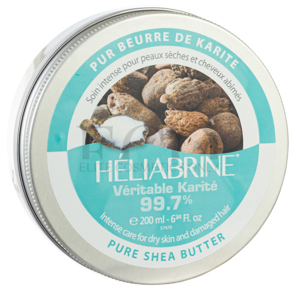 Чисте масло каріте HELIABRINE GENUINE KARITE 100%, 200 мл