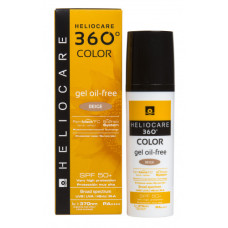 Water-based sunscreen gel Cantabria Labs HELIOCARE 360º Color Gel Oil-Free Beige Sunscreen SPF 50+, 50 ml