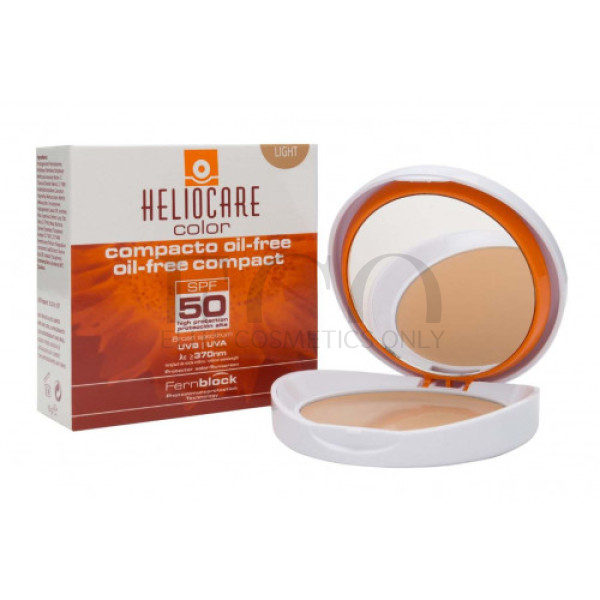 Water-Based Sun Protection Compact Powder Cantabria Labs HELIOCARE Oil-Free Color Compact SPF 50 Sunscreen Light, 1 pc