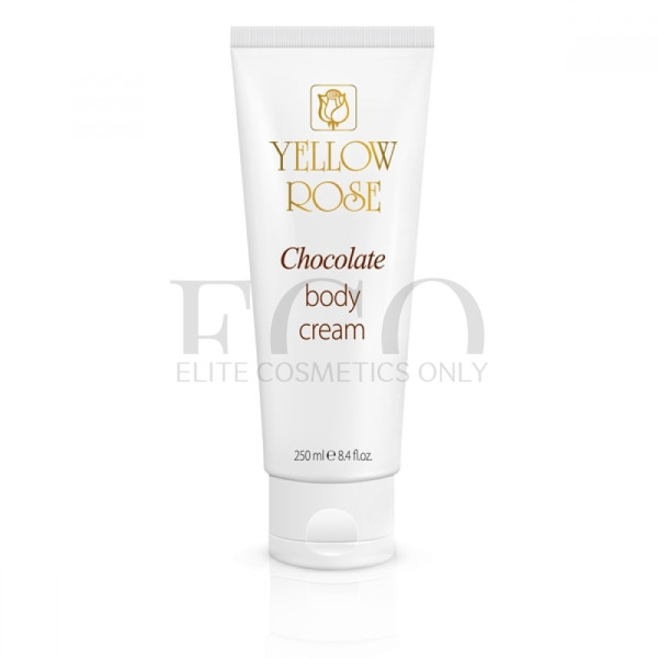 Шоколадний масажний крем Yellow Rose Chocolate body cream, 250 мл