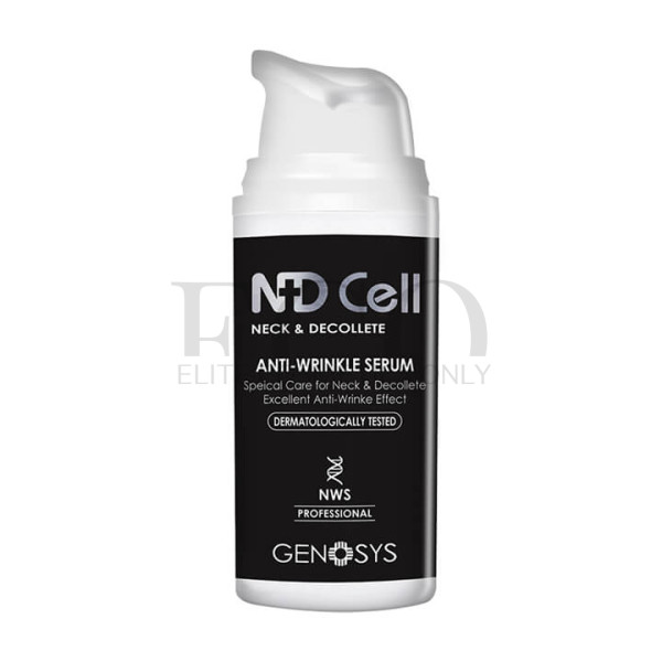 Сыворотка против морщин в области декольте и шеи GENOSYS ND Cell Anti-Wrinkle Serum, 30 мл