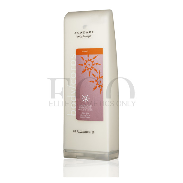 Масажний антицелюлітний лосьйон для тіла SUNDARI Gotu Kola and Sacred Lotus Cellulite Lotion for All Skin Types, 200 мл