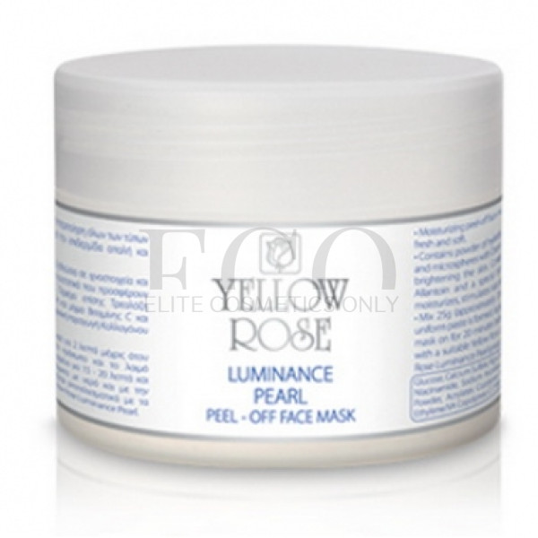 Yellow Rose Luminance Pearl Peel-off Face Mask, 25 g