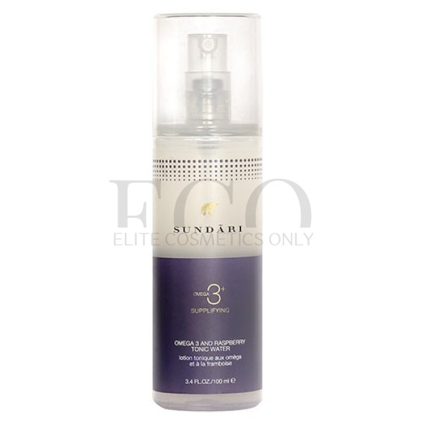 Тонізувальна вода SUNDARI Omega 3 and Raspberry Tonic Water for Dry Skin, 100 мл