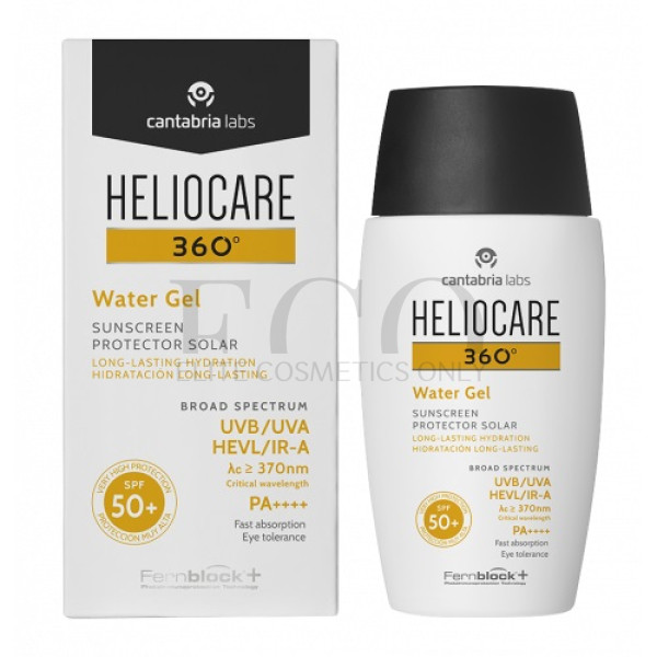 Сонцезахисний зволожувальний гель Cantabria labs Нeliocare 360 Water Gel SPF 50+, 50 мл