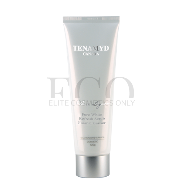 Whitening massage scrub TENAMYD Pure White Refresh Scrub Foam Cleanser, 120 g