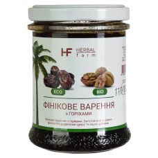 Фінікове варення з горіхами Herbal Farm, 240 мл