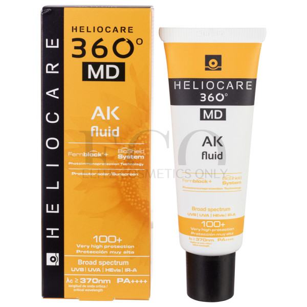 Сонцезахисний крем-флюїд АК з тоном Cantabria Labs Heliocare 360º AK Fluid SPF 100, 50 мл
