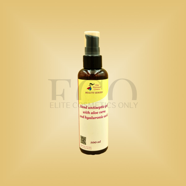 Антисептик для рук з алое та гіалуроновою кислотою Nikol Professional Cosmetics Hand Antiseptic Gel гелева форма, 100 мл 
