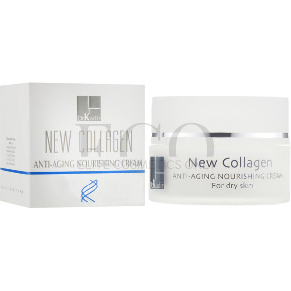 Nourishing cream for dry skin with microcollagen Dr. Kadir New Collagen Anti Aging Nourishing Cream For Dry Skin, 50 ml