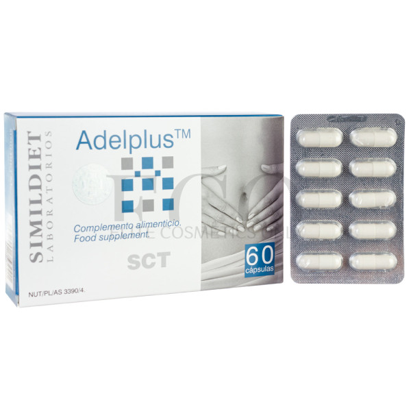 Капсули для зменшення апетиту, зниження ваги SIMILDIET LABORATORIOS ADELPLUS, 60 капсул