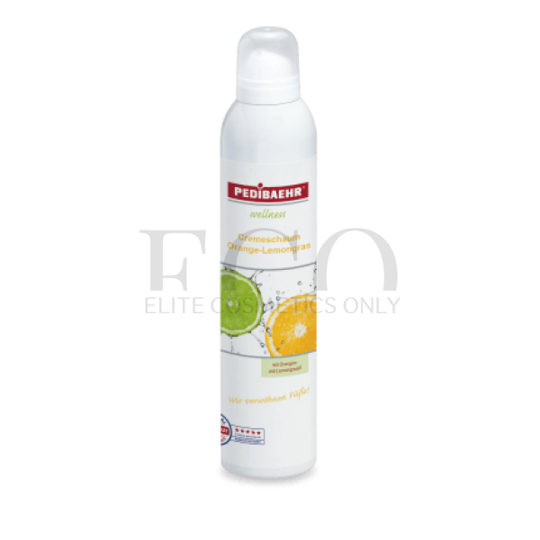 PEDIBAEHR Foot and Nail Cream Foam with Orange and Lime Oil, 300ml