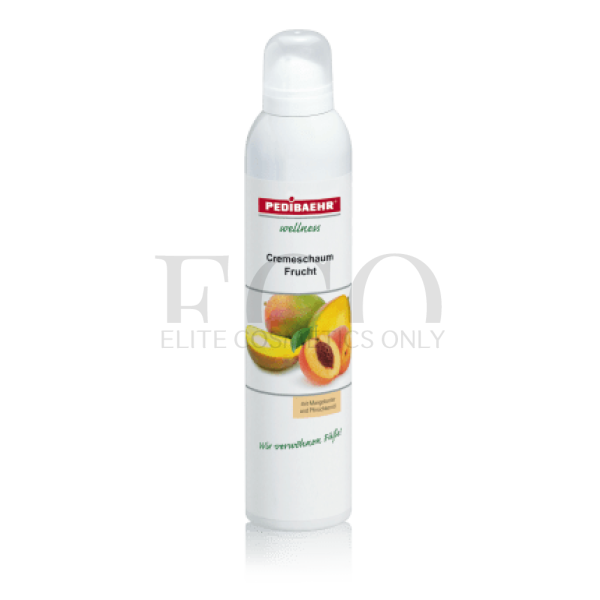 Fruit cream foam with mango butter and urea for feet 300 ml (CREMESCHAUM FRUCHT), PEDIBAEHR