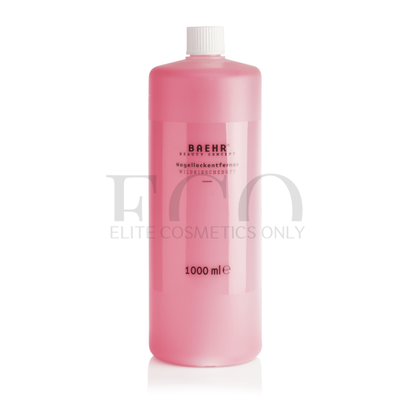 Nail polish remover, wild cherry, 1000ml, “NAGELLACKENTFERNER WILDKIRSCHE” Baehr