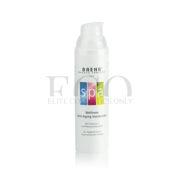 Спа-крем для рук с омолаживающим действием 75мл (SPA WELLNESS ANTI-AGING HANDCREME), BAEHR