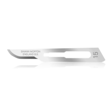 Swann-Morton No. 15 sterile scalpel blade