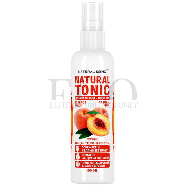 Гідролат персика Naturalissimo Natural Tonic Extract Peach, 100 мл