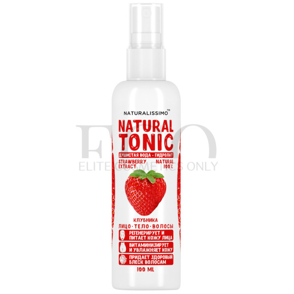Strawberry hydrolat Naturalissimo Natural Tonic Strawberry Extract, 100 ml