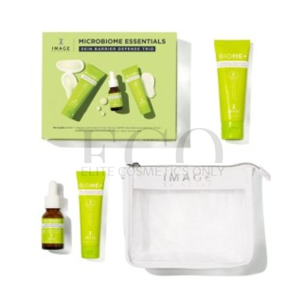 Набір тріо для підтримки захисного бар'єру шкіри Microbiome Essentials Image Skincare Facial Set Microbiome Essentials Skin Barrier Defense Trio