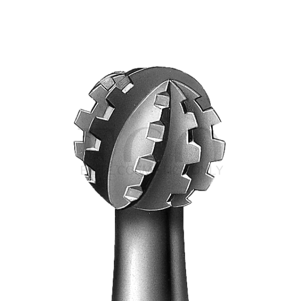 Steel milling cutter with transverse notches 11RS\/009 BUSCH