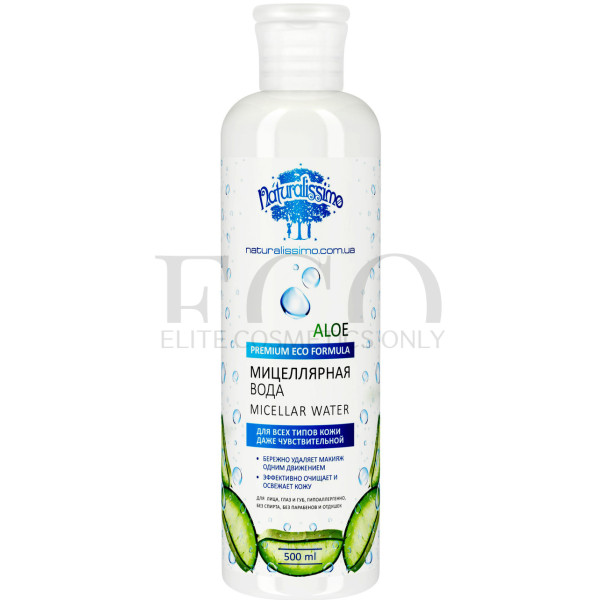 Micellar water with aloe, 500ml