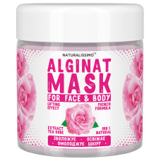 Alginate mask with lifting effect with tea rose Naturalissimo Alginat Mask Extract Tea Rose, 50 g