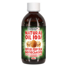 Cold-pressed walnut oil, extra virgin, premium, 200 ml