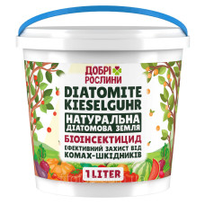 Diatomaceous earth, diatomite, bioinsecticide, protection against insect pests, 1 l