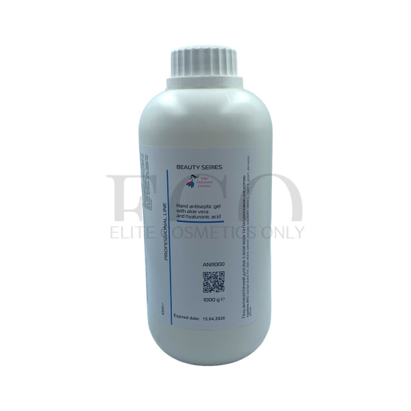 Антисептик для рук з алое і гіалуроновою кислотою Nikol Professional Cosmetics Hand Antiseptic Gel гелева форма, 1 л