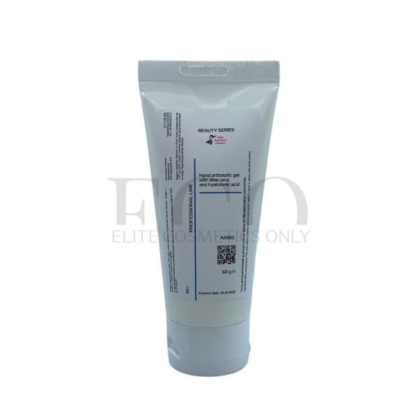 Антисептик для рук з алое і гіалуроновою кислотою Nikol Professional Cosmetics Hand Antiseptic Gel гелева форма, 60 мл