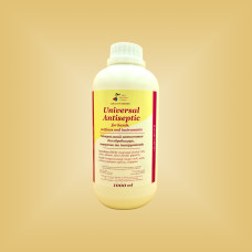 Антисептик для обробки рук, поверхонь та інструментів з сріблом Nikol Professional Cosmetics Universal Antiseptic рідка форма, 1 л